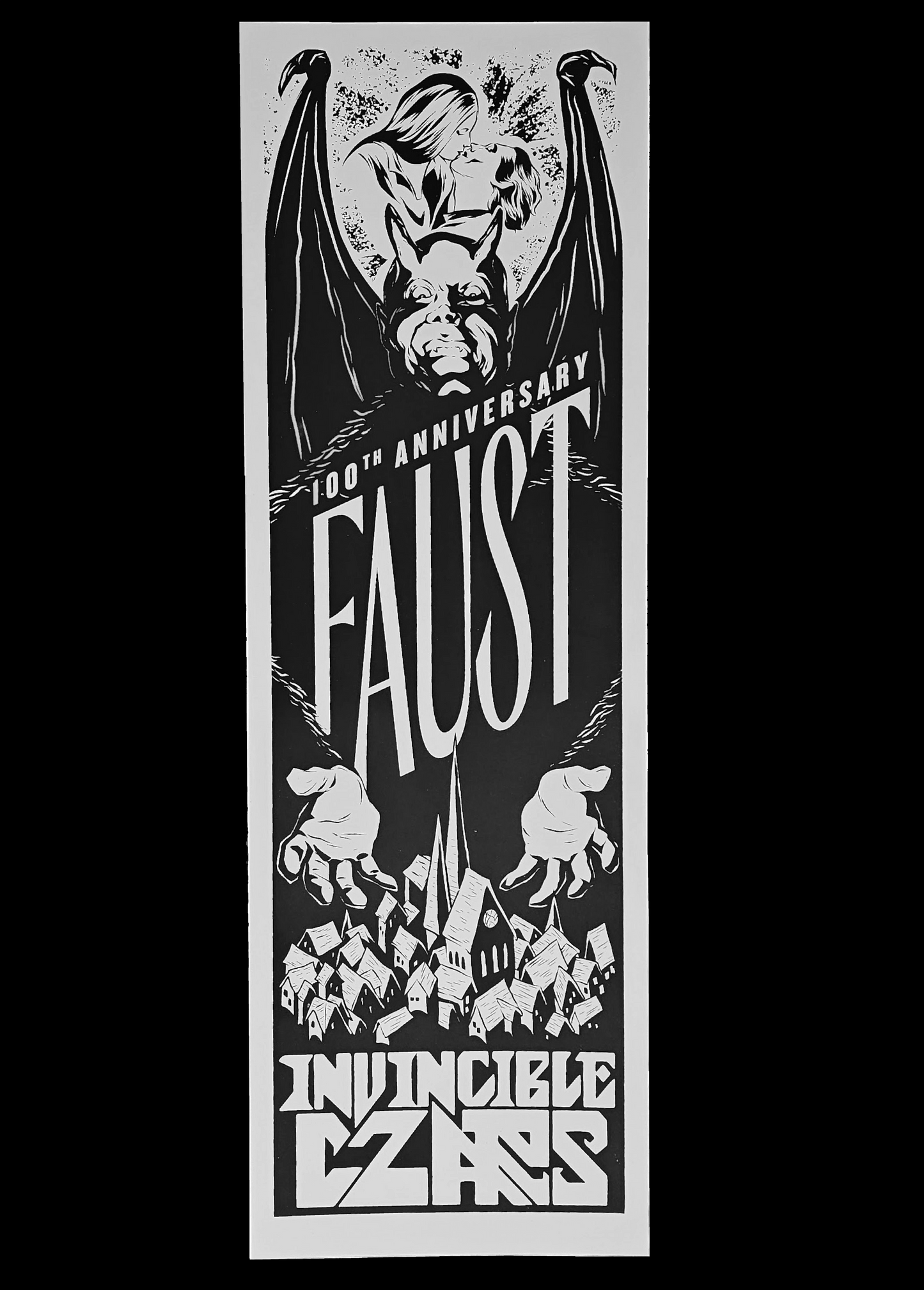 Faust Black & White Poster