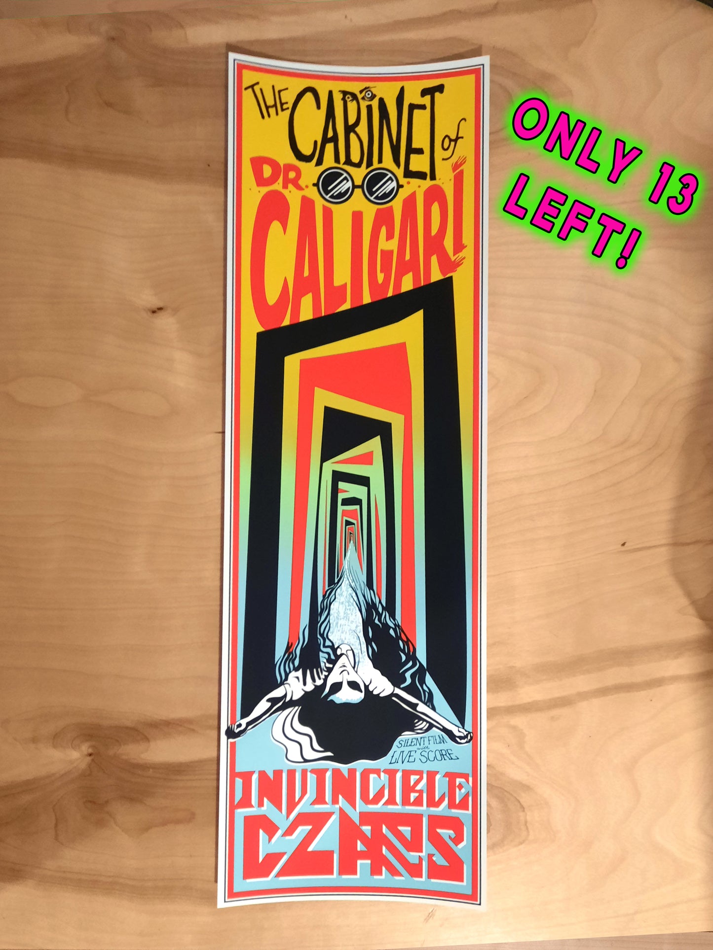 Dr. Caligari COLOR Poster SIGNED